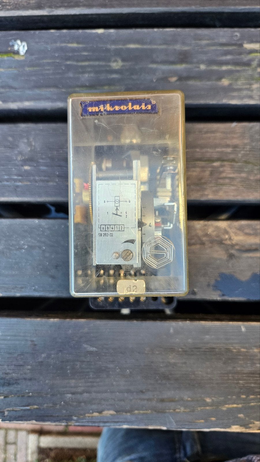 timer/ tijdrelais 220 volt retro, industrieel erfgoed, Ophalen of Verzenden, Gebruikt, Relais