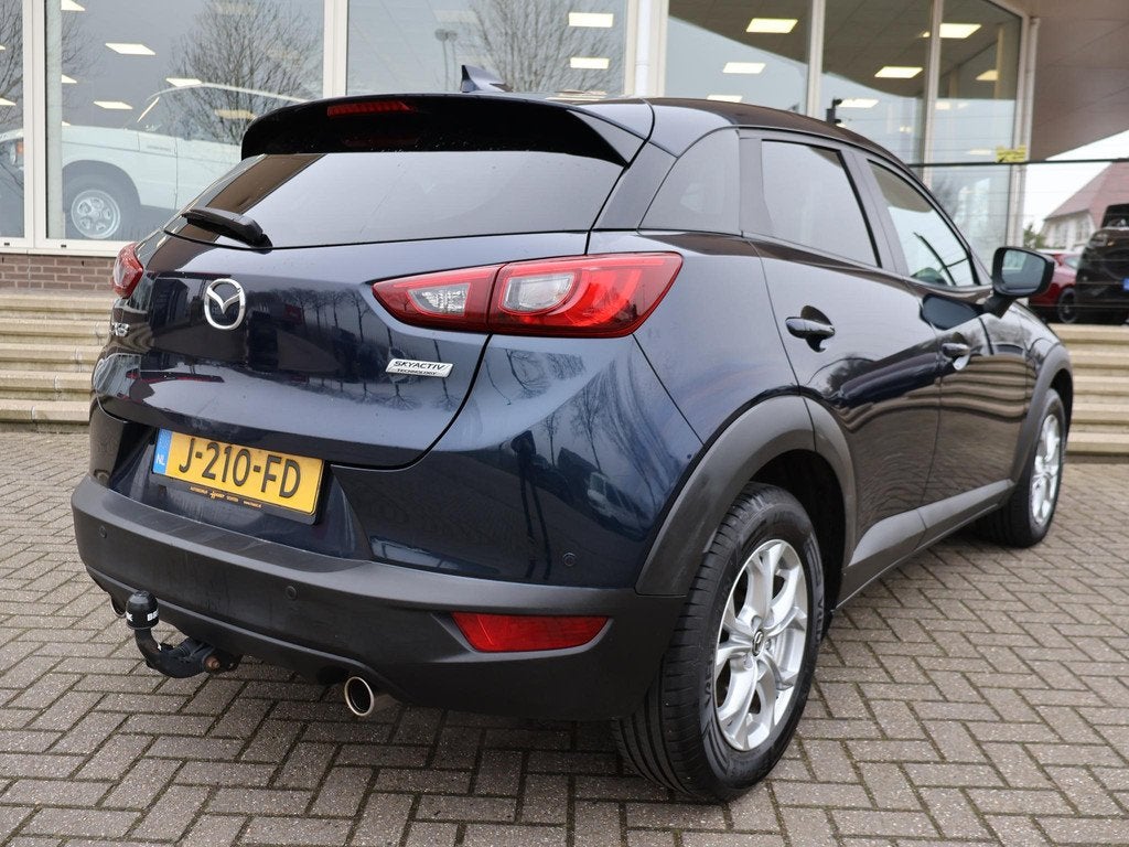 Mazda CX-3 2.0 SKYACTIV-G 120 AUT. + TREKHAAK | STOELVERW. |, Auto's, Mazda, 1998 cc, Stof, 4 cilinders, Blauw