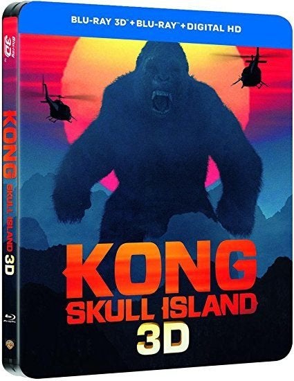 Kong Skull Island 3D/2D Steelbook Nieuw Geseald., Engels, Nederlands, Film, Actie
