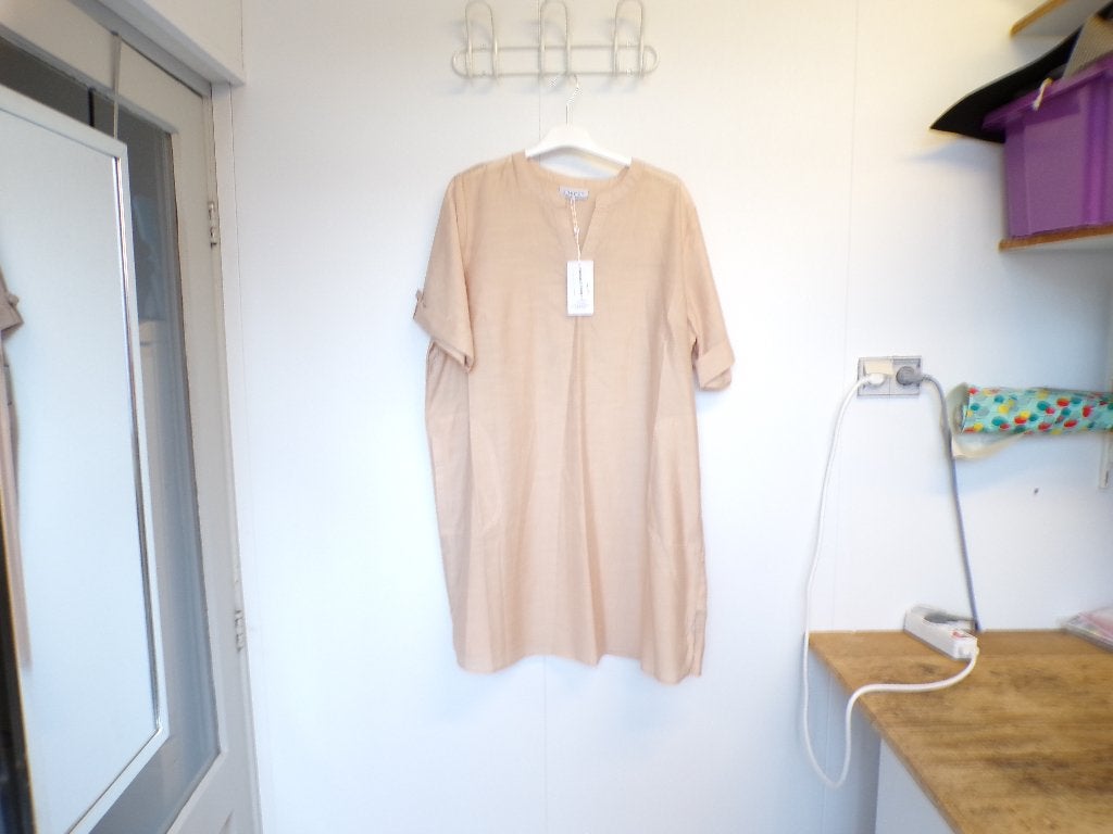 Beige/zand? lang tuniek Zhenzi L - 50/52 nieuw!, Kleding | Dames, Zhenzi, Nieuw, Ophalen of Verzenden, Nvt