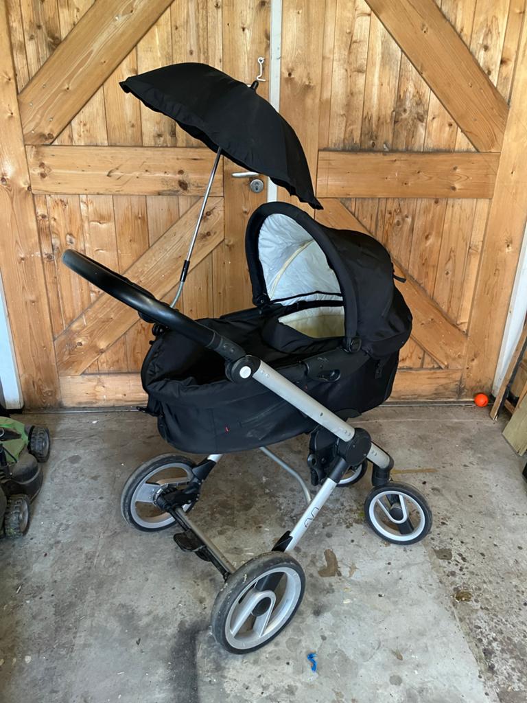 Maxi-Cosi Musty kinderwagen/buggy set 100Euro., Kinderen en Baby's, Ophalen, Zo goed als nieuw, Combiwagen, Verstelbare duwstang
