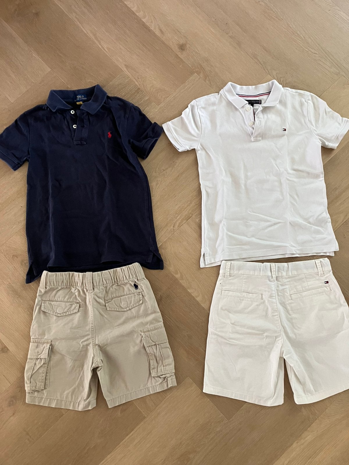 2 leuke setjes van tommy en ralph lauren, Ophalen of Verzenden, Gebruikt, Maat 128