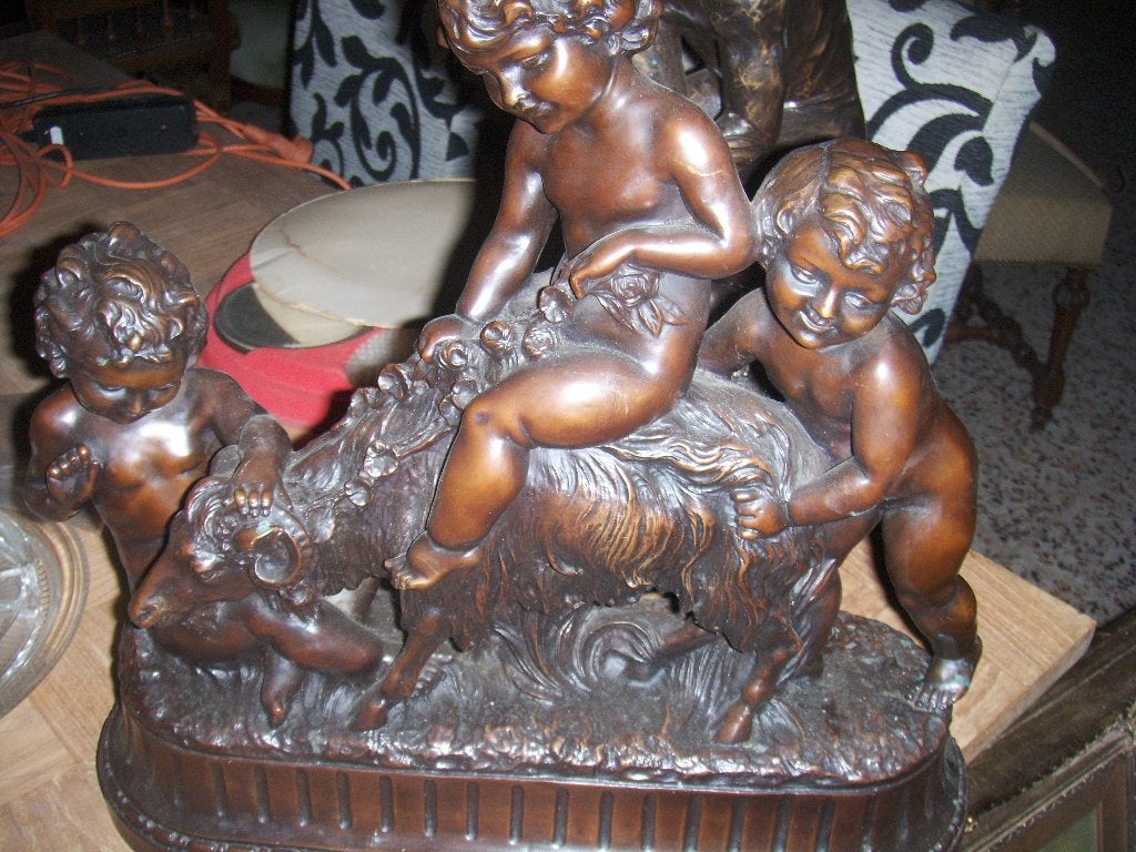 bronzen beeld, Antiek en Kunst, Ophalen