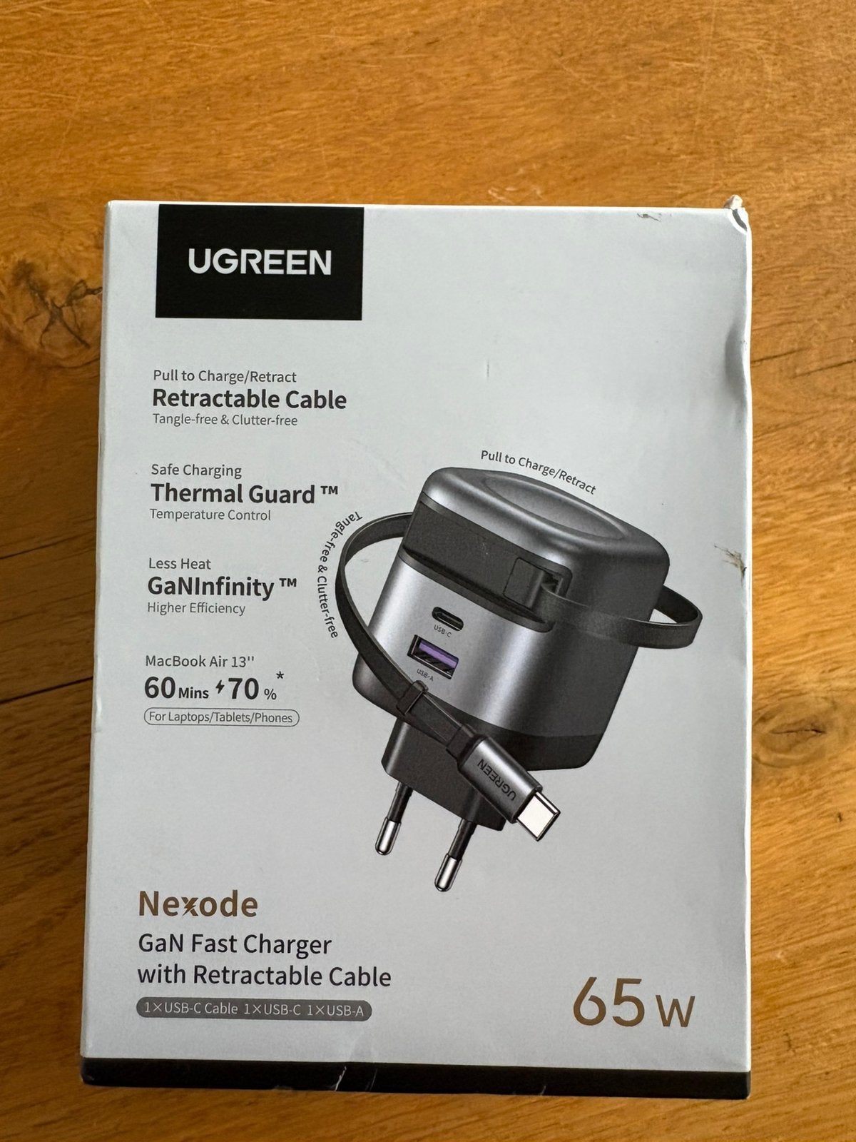 Intrekbare oplaadkabel, Ophalen of Verzenden, Nieuw, Apple iPhone
