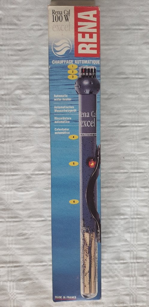 Rena Cal 100W excel aquarium thermostaat verwarming, Dieren en Toebehoren, Ophalen of Verzenden, Nieuw, Verlichting of Verwarming