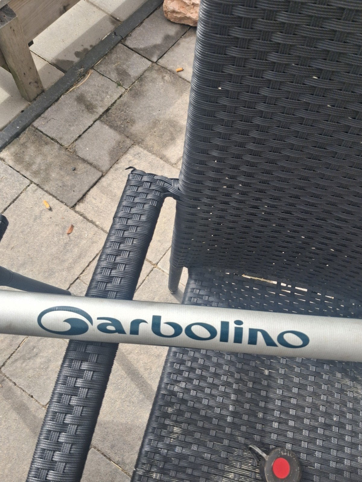 Carbon hengel 12 m, Watersport en Boten, Ophalen, Gebruikt, Vaste hengel