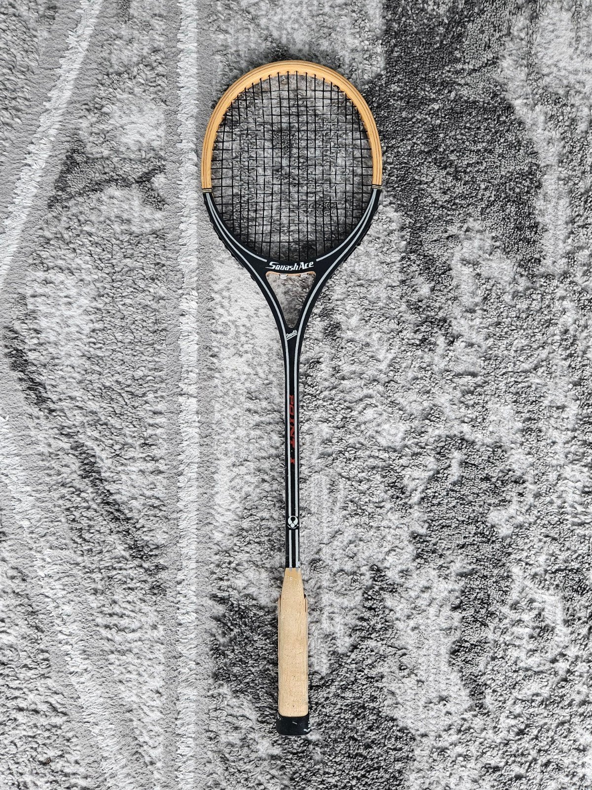 Squash racket - speelklaar, zelf tapen, Sport en Fitness, Squash, Ophalen of Verzenden, Gebruikt, Racket