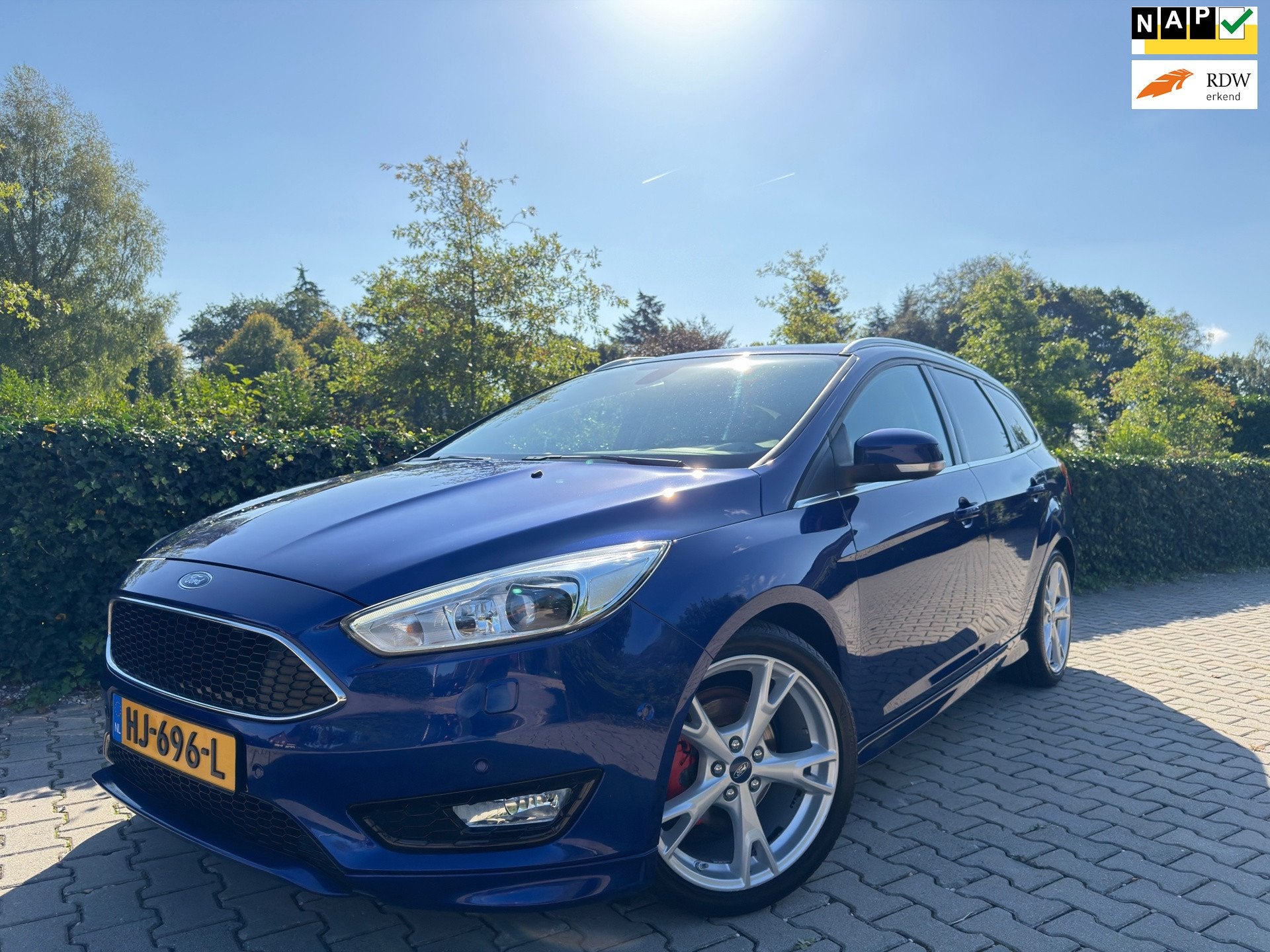 Ford Focus Wagon 1.0 Titanium Edition , ST LIne , Full Optio, 125 pk, Gebruikt, Automatische klimaatregeling, Blauw
