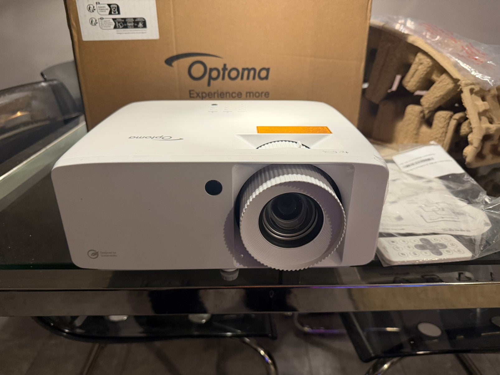 Optoma UHZ66 Laser|UHD 4K HDR|4000Ansi|Garantie!|Nieuw, Ophalen of Verzenden, Zo goed als nieuw, Overige technologieën, Ultra HD (4K)