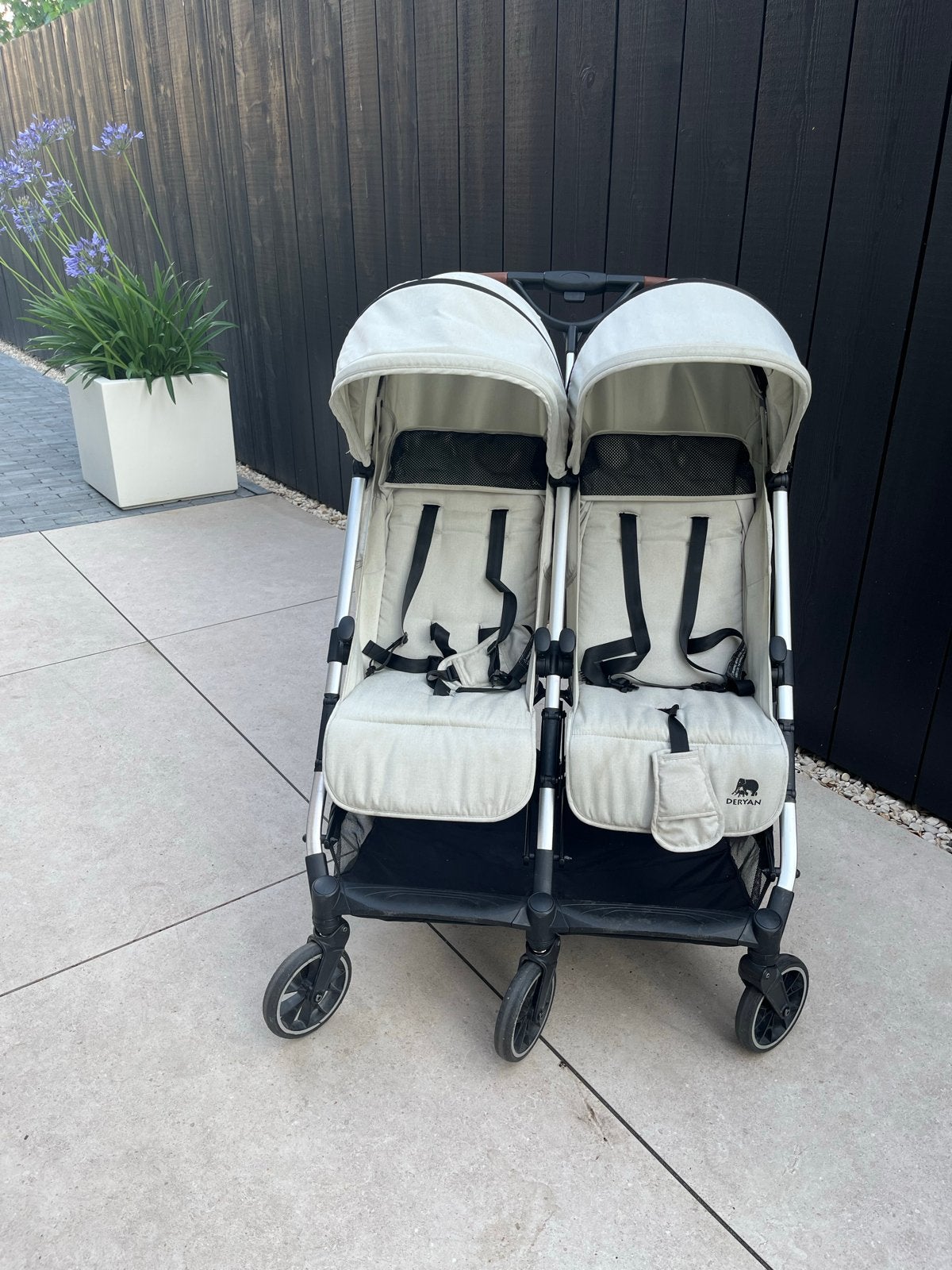 Deryan Tweeling Buggy - Verstelbaar & Compact, Ophalen, Zo goed als nieuw, Overige merken, Duomodel