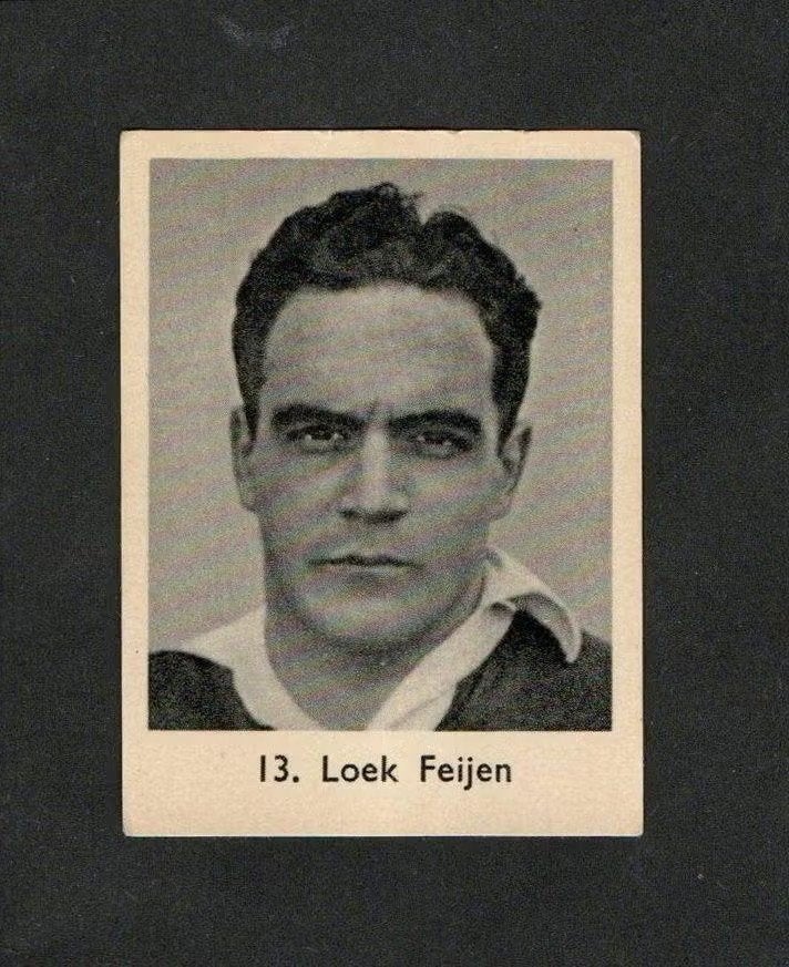 Voetbalplaatje Loek Feijen Limburgia BVC A'dam Vitesse(13)., Ophalen of Verzenden, Zo goed als nieuw
