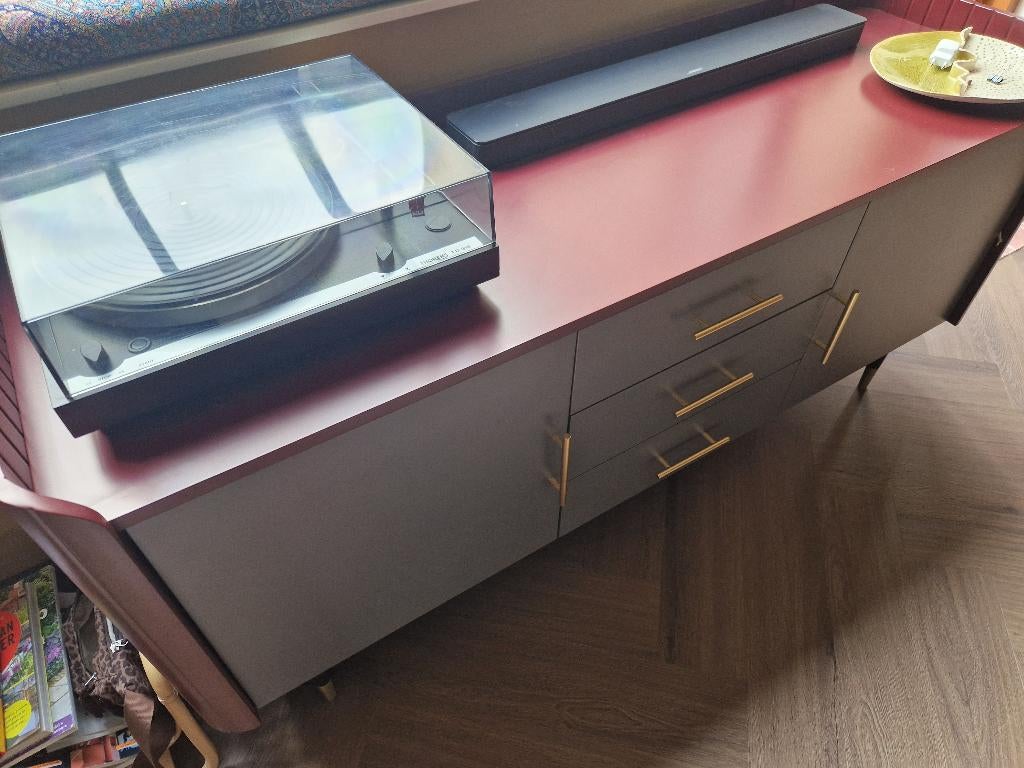 Mid century Design cabinet, Ophalen, Overige materialen, Gebruikt, Met deur(en)
