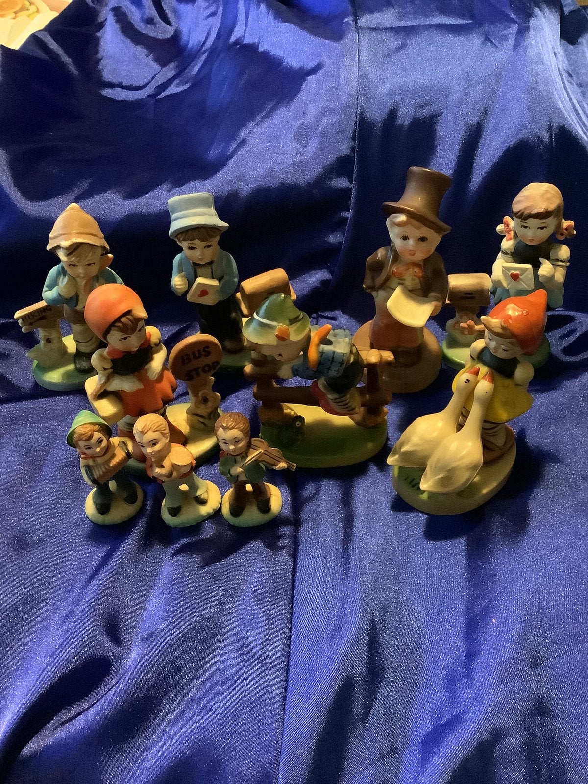 Verzameling vintage beeldjes, Verzamelen, Beelden en Beeldjes, Ophalen of Verzenden, Gebruikt
