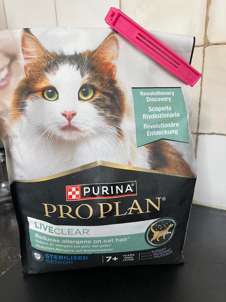 Open zak Purina Pro Plan, live clear 1.4 kg, Dieren en Toebehoren, Dierenvoeding, Kat, Ophalen