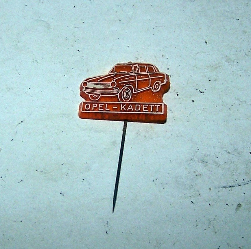 Vintage pin Opel-Kadett. Zeldzaam. Izgs., Ophalen of Verzenden, Nieuw, Auto's