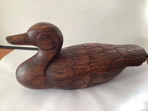 sier eend vintage houten figuur verzamel beeldje decofiguur, Ophalen