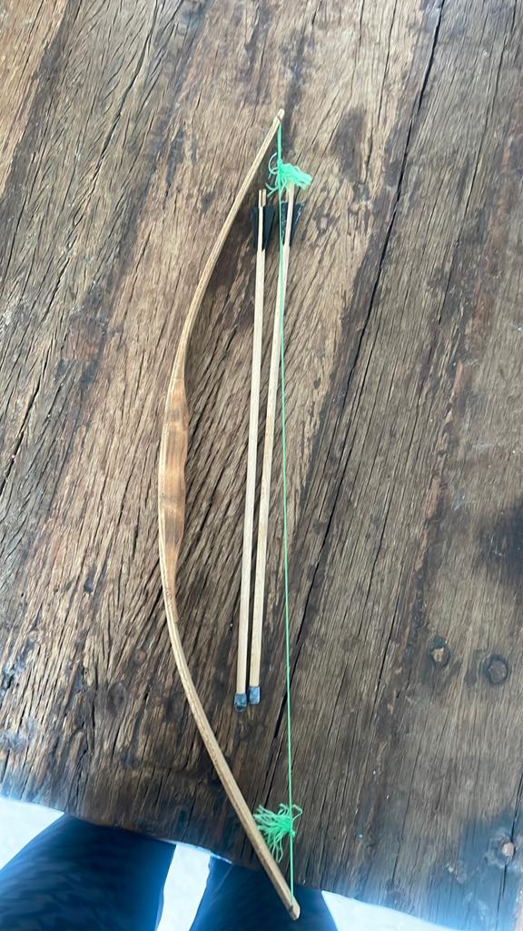 Houten pijl en boog, Sport en Fitness, Handboogschieten, Ophalen of Verzenden