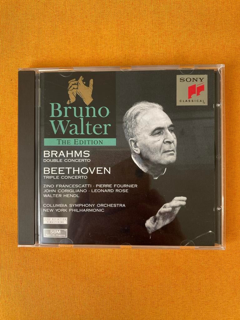 Bruno Walter - Brahms Double Concerto & Beethoven Triple Con, Cd's en Dvd's, Ophalen of Verzenden, Romantiek, Gebruikt, Orkest of Ballet