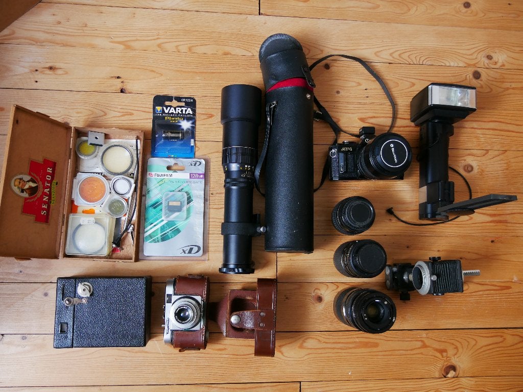 cameraonderdelen, Audio, Tv en Foto, Fotocamera's Analoog, Ophalen of Verzenden, Gebruikt, Spiegelreflex, Overige Merken