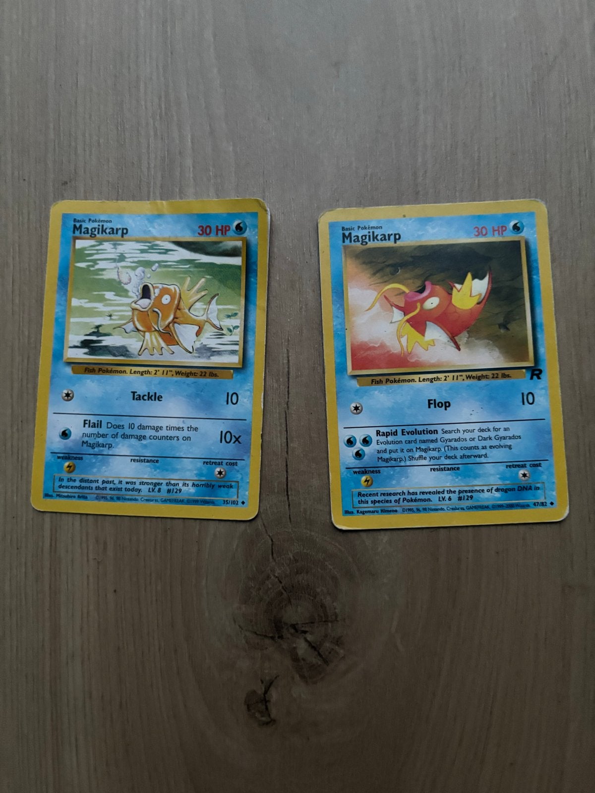 Pokémon Kaarten: Magikarp, Shellder, Poliwhirl, Ophalen of Verzenden, Gebruikt, Meerdere kaarten