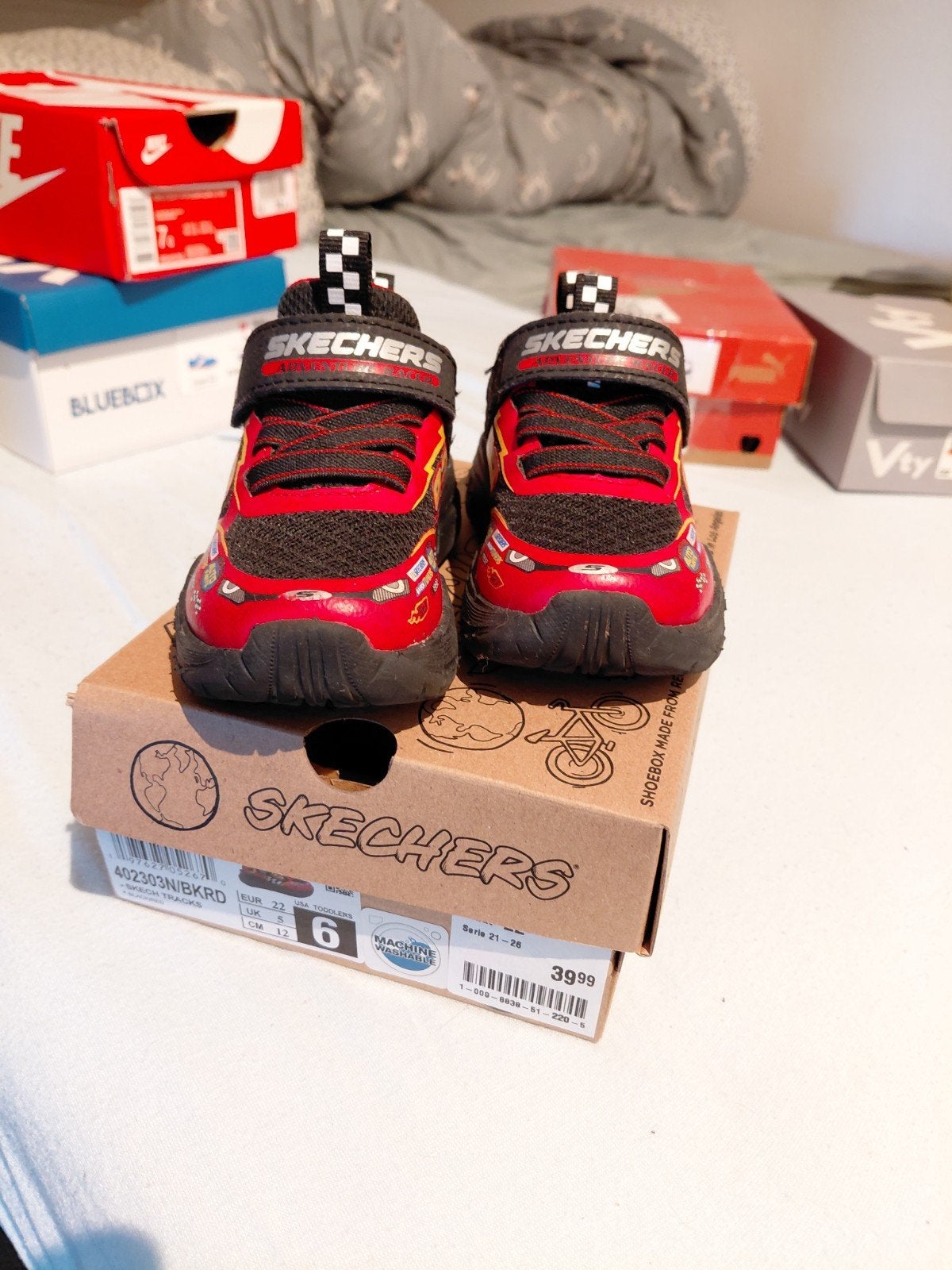 Skechers Cars Lightning McQueen schoenen maat 23, Jongetje, Gebruikt, Schoentjes, Skechers