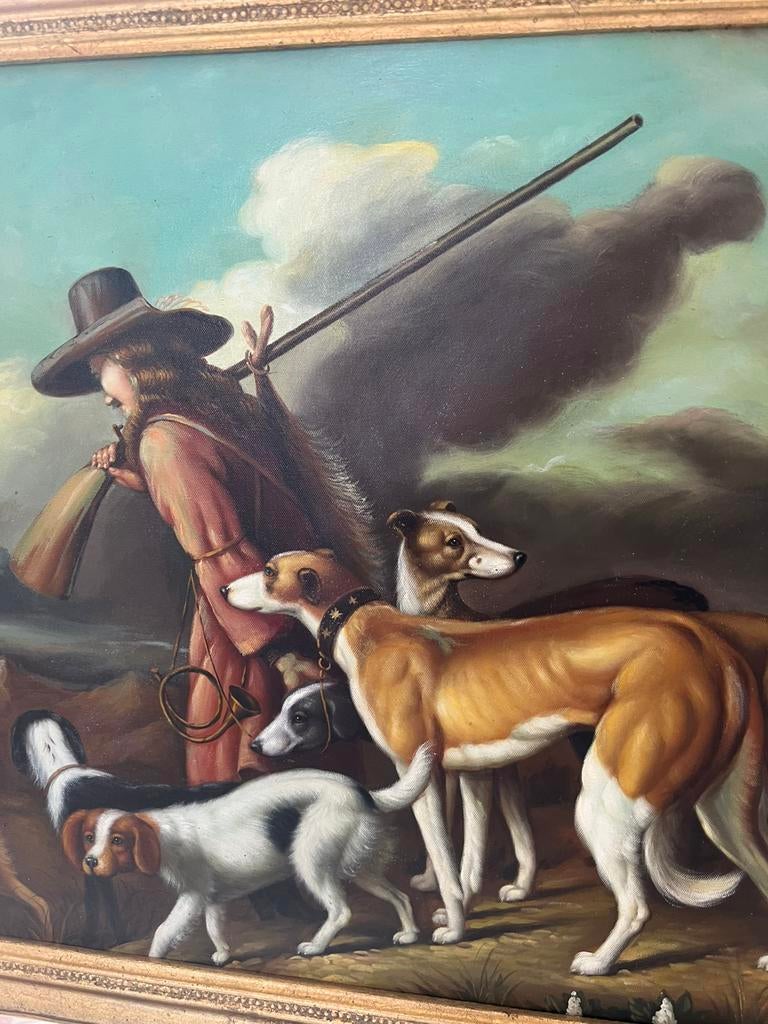 Schilderij De Jager - Adriaen Cornelisz, Ophalen of Verzenden, Rechthoekig, Minder dan 50 cm