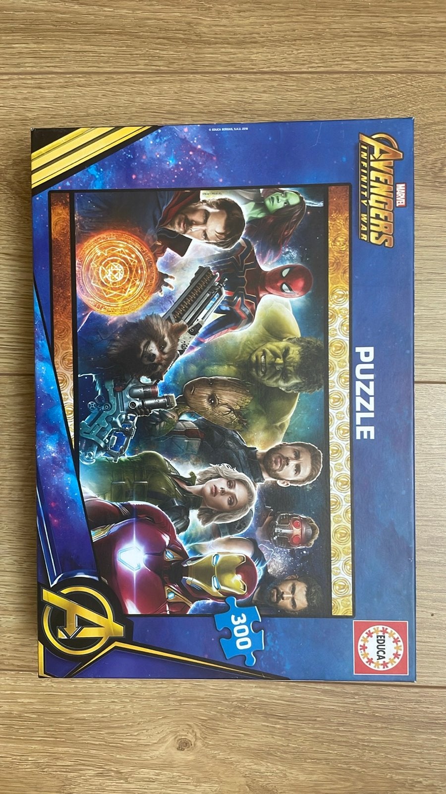 Marvel Avengers Infinity War Legpuzzel 300 stukjes, Hobby en Vrije tijd, Denksport en Puzzels, Gebruikt, Legpuzzel, Minder dan 500 stukjes