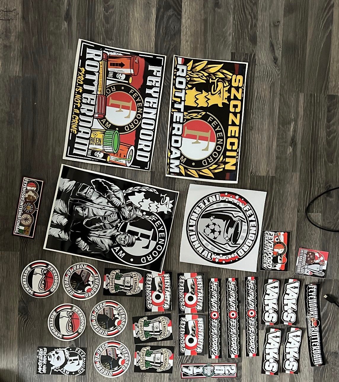 Feyenoord stickers, Ophalen of Verzenden, Zo goed als nieuw, Sport