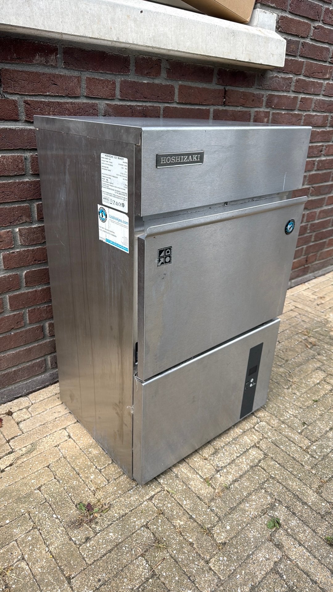 Hoshizaki ijsblokjesmachine IM45WNE watergekoeld, Ophalen of Verzenden, Gebruikt, Zelfvriezend
