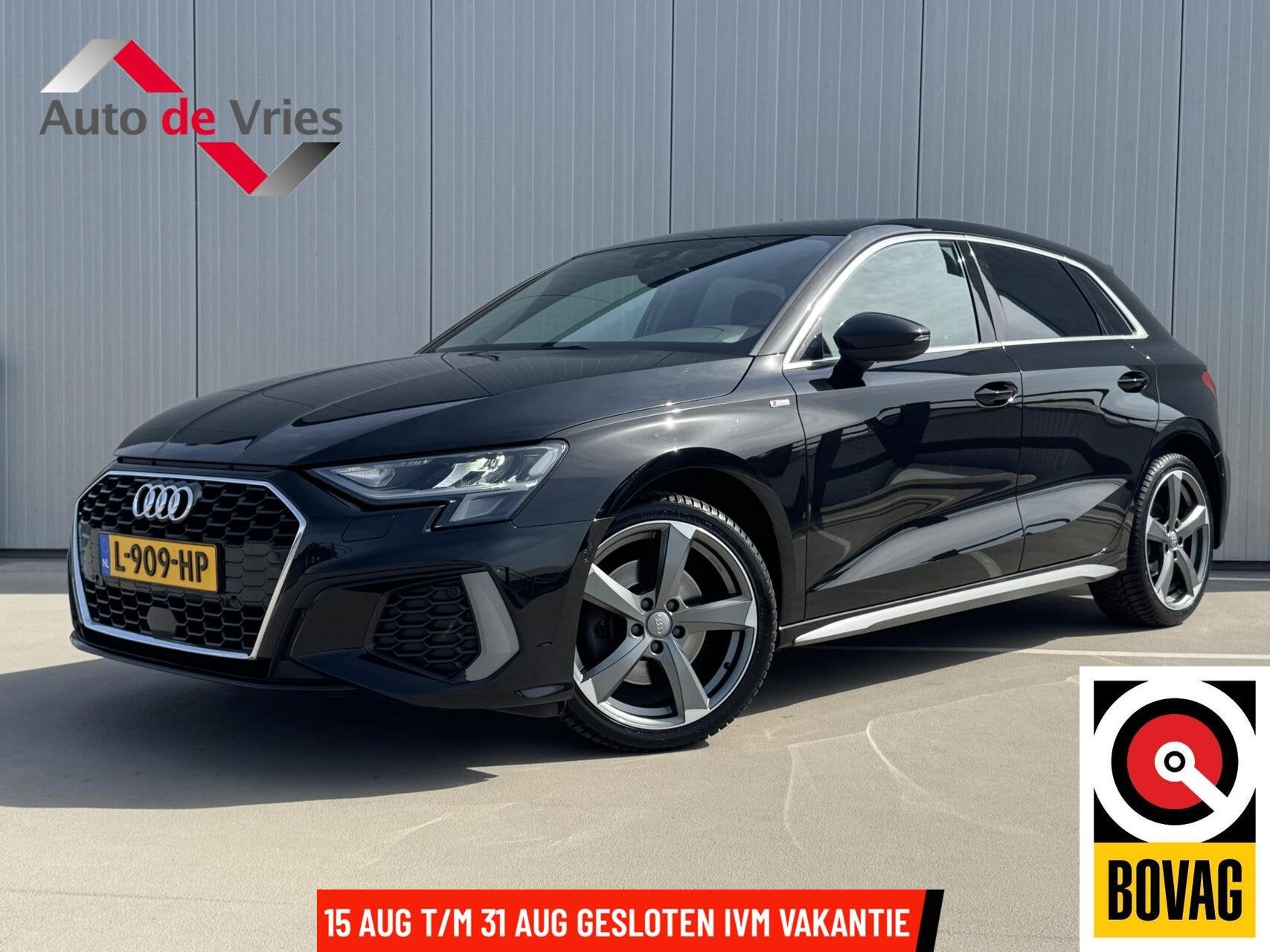 Audi A3 Sportback 35 TFSI S edition|Navi|Virtual Cockpit, Automatische klimaatregeling, Stof, 4 cilinders, Zwart