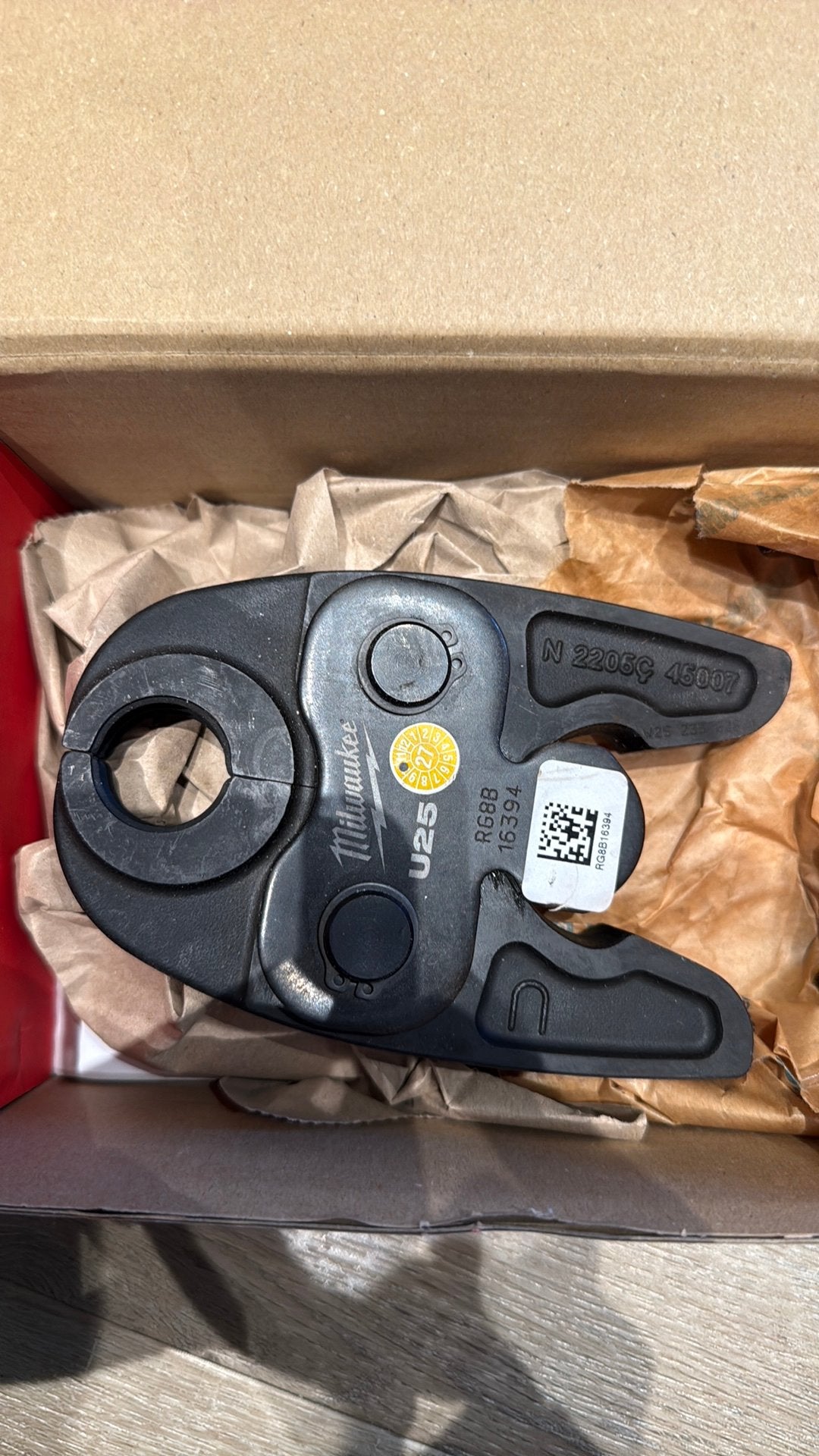 Milwaukee persbek j18-u25, Ophalen of Verzenden, Nieuw