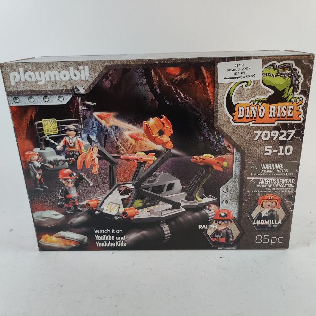 Playmobil 70927 Dino Rise || nieuw in doos €9.99, Nieuw, Ophalen of Verzenden, X, X