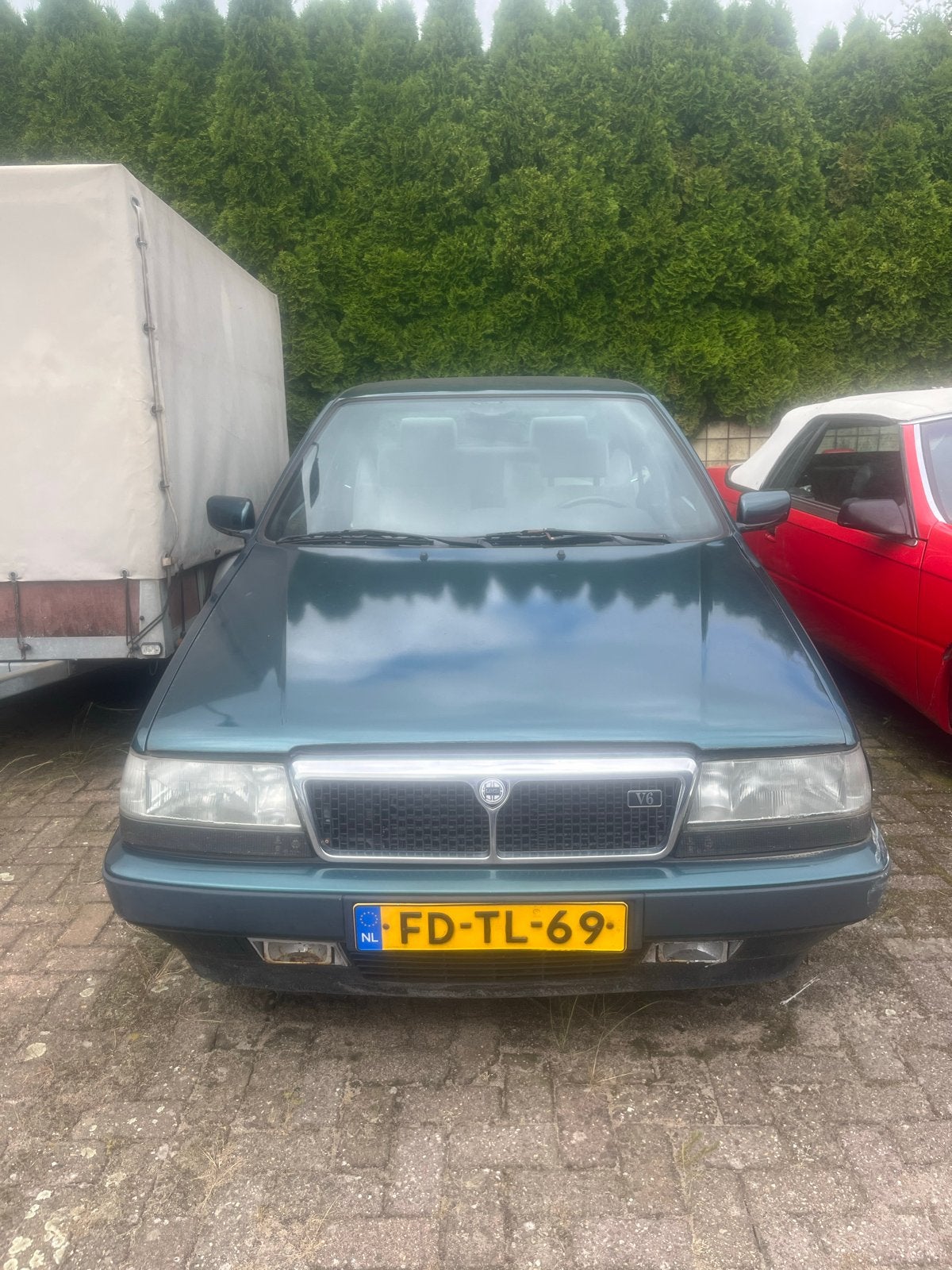 Lancia Thema 2.8 V6 U9 1992 Groen, Auto's, Lancia, Voorwielaandrijving, Thema, Beige, 1290 kg