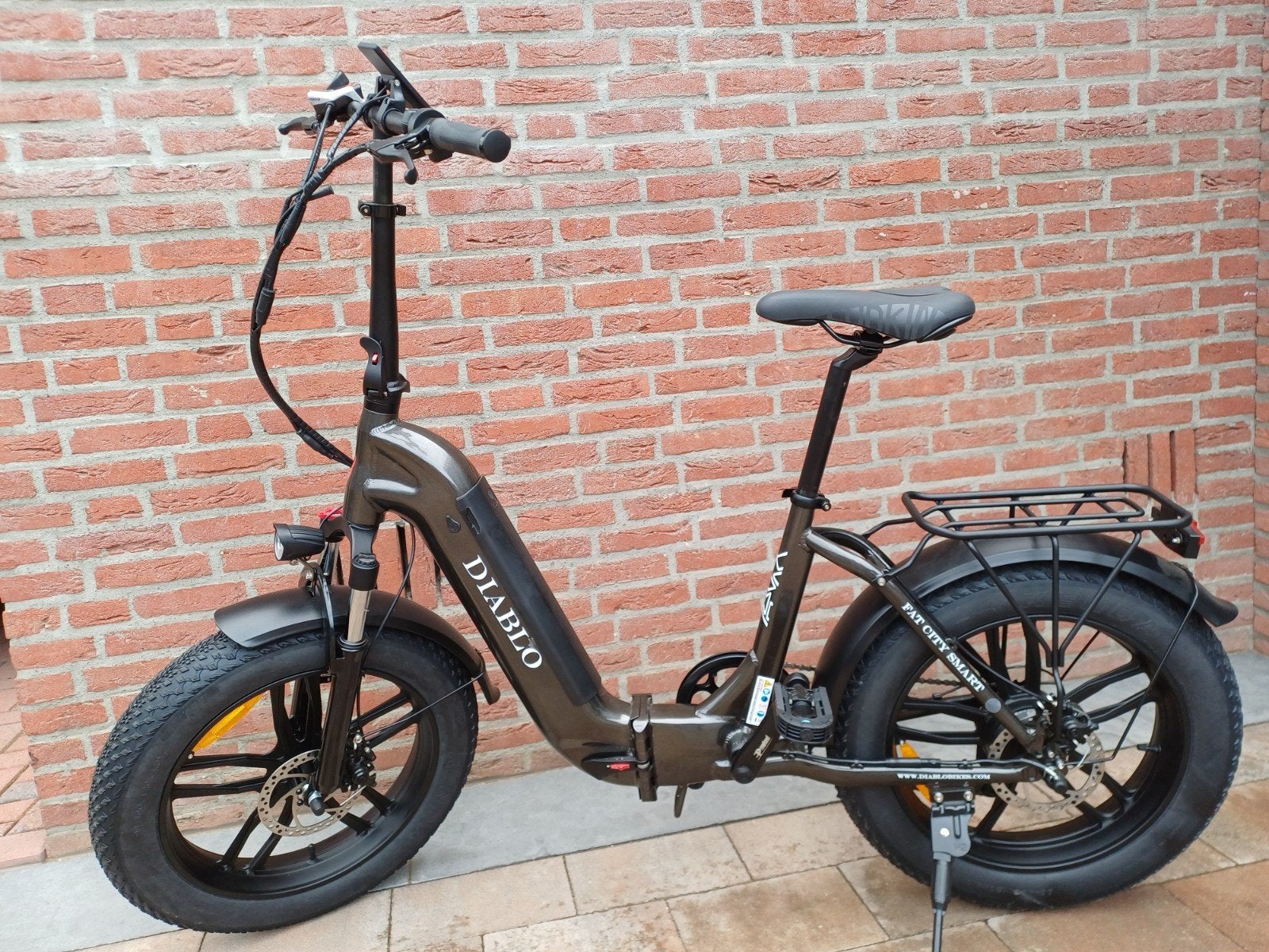Elektrische fatbike Diablo vouwfiets, Fietsen en Brommers, Elektrische fietsen, Ophalen, Zo goed als nieuw, Overige merken