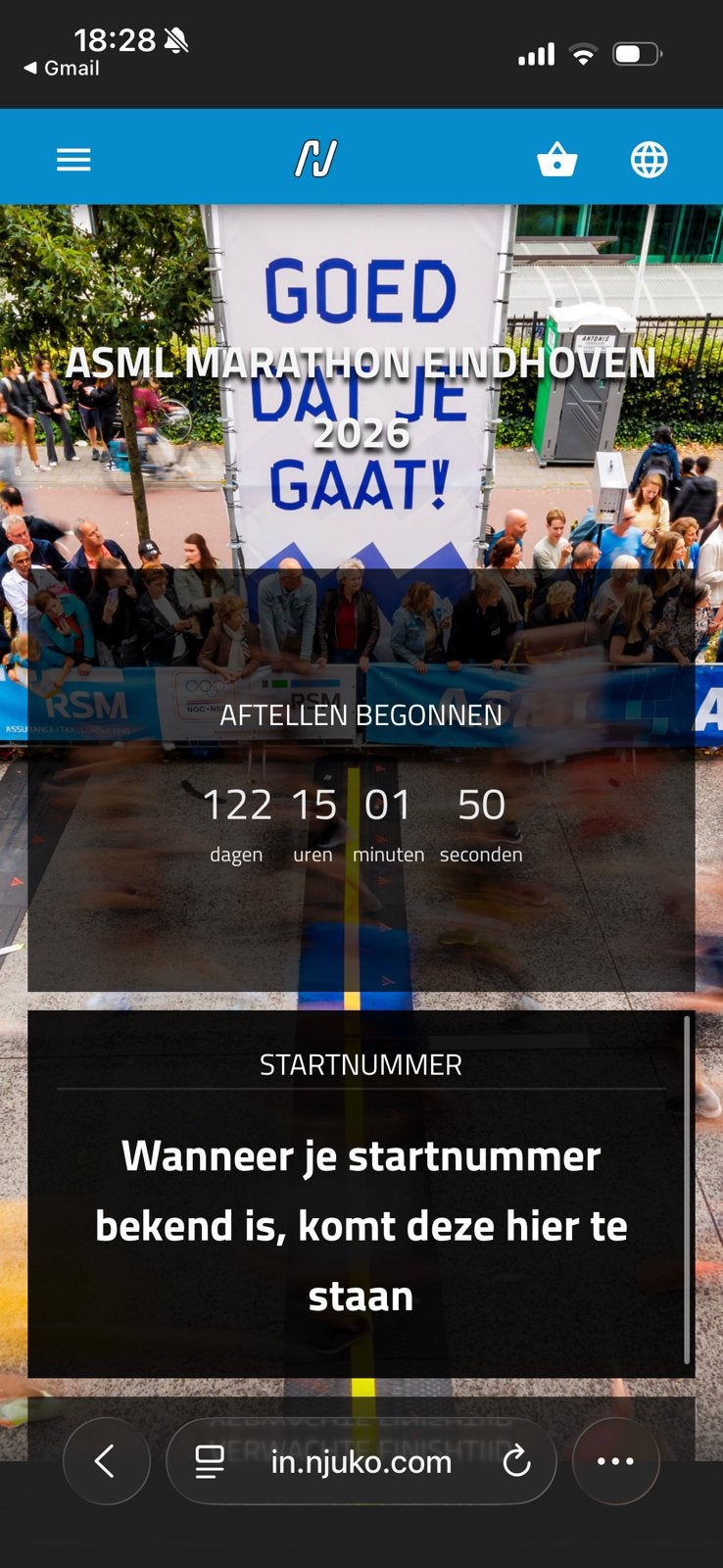 ASML Marathon eindhoven ticket, Tickets en Kaartjes, Evenementen en Festivals, Eén persoon, Meerdaags