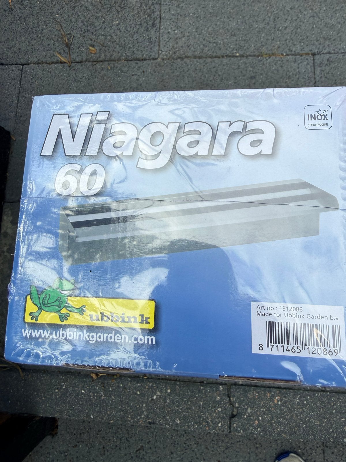 Ubbink Niagara 60 Waterval RVS - Nieuw in doos, Ophalen of Verzenden, Nieuw, Rvs, Waterval