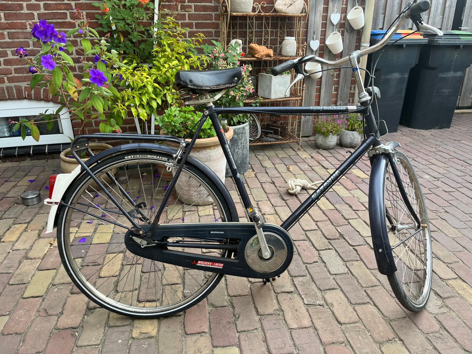 Batavus flying dutchman herenfiets, Fietsen en Brommers, Ophalen, Gebruikt, Velgrem, Versnellingen