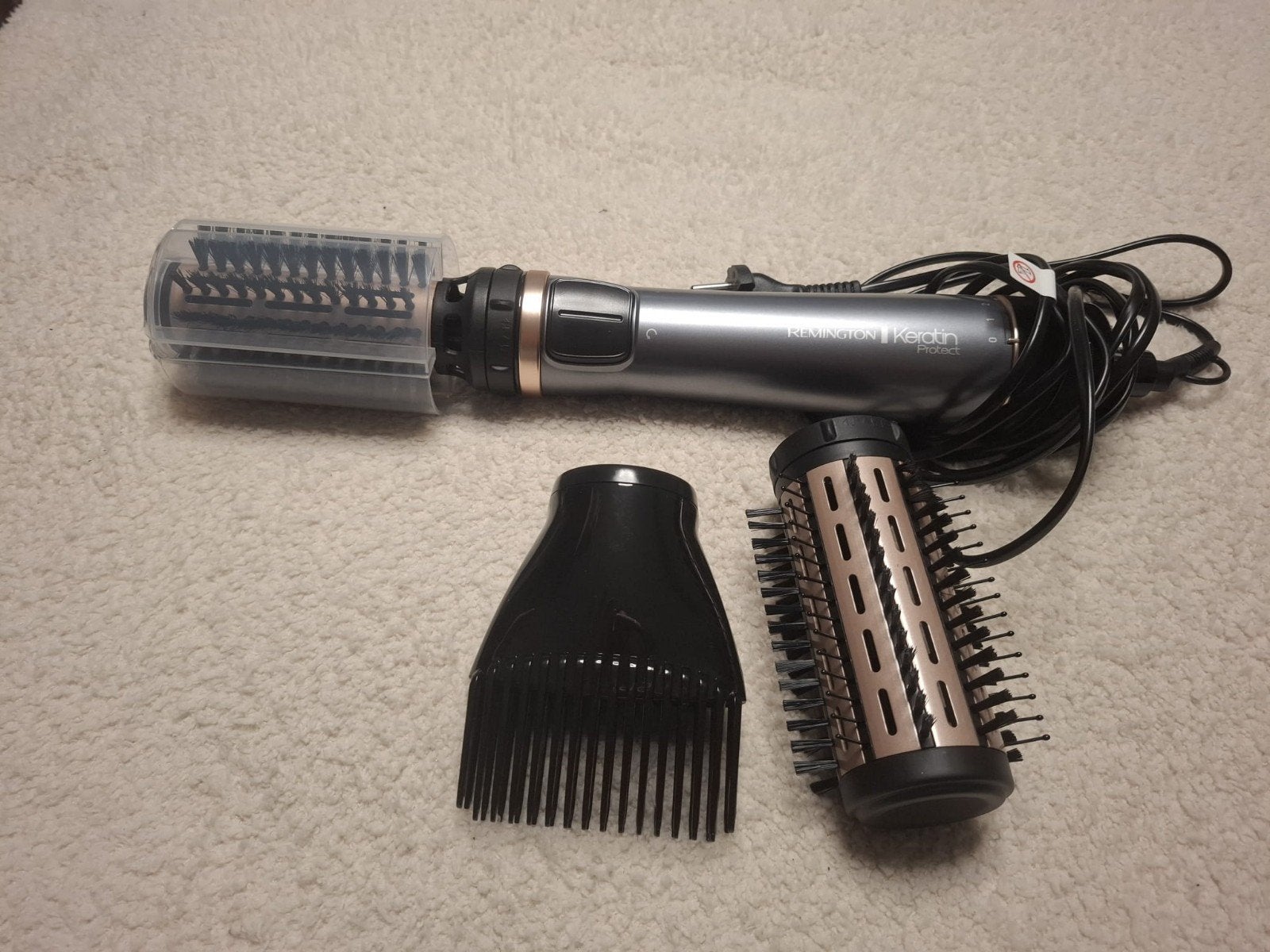 Remington Keratin Protect Föhnborstel, Ophalen, Zo goed als nieuw, Föhn of Haardroger