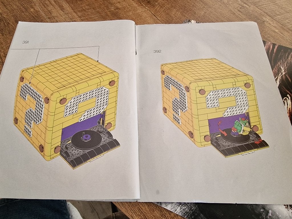 Nintendo Vraagteken bricks, Compleet, Overige thema's, Ophalen of Verzenden, Zo goed als nieuw