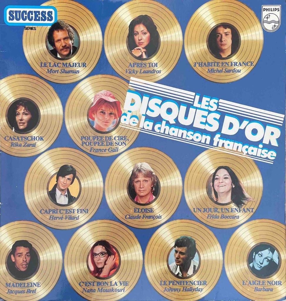 Les Disques D'Or De La Chanson Française, Cd's en Dvd's, Vinyl | Wereldmuziek, Zo goed als nieuw, Europees, 12 inch, Ophalen of Verzenden