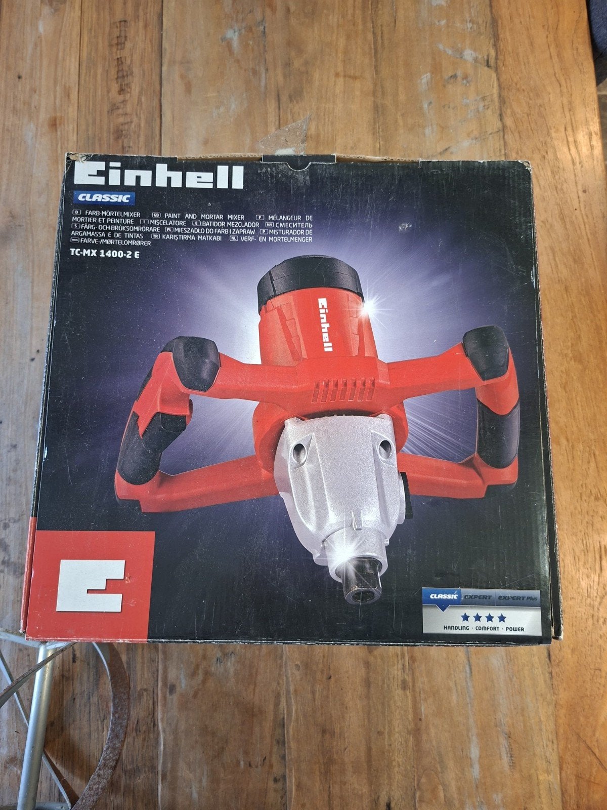 Einhell TC-MX 1400-2 E Verf- en Mortelmenger, Ophalen of Verzenden, Gebruikt