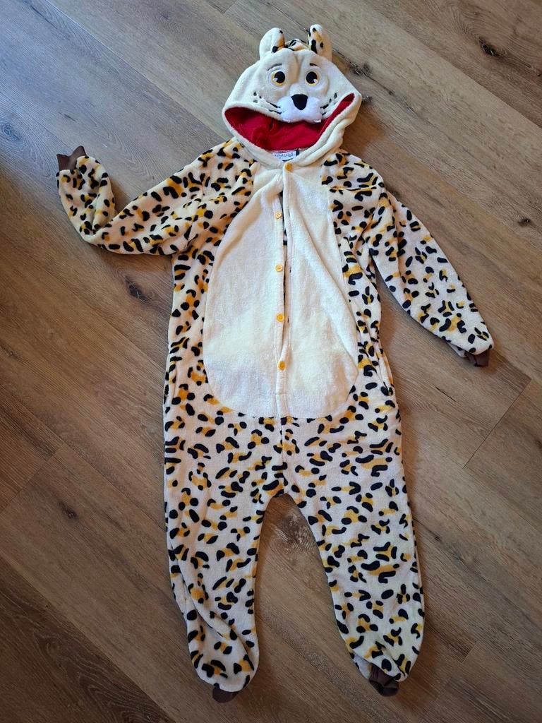 KIMU Luipaard Onesie - Maat 128-134, Ophalen