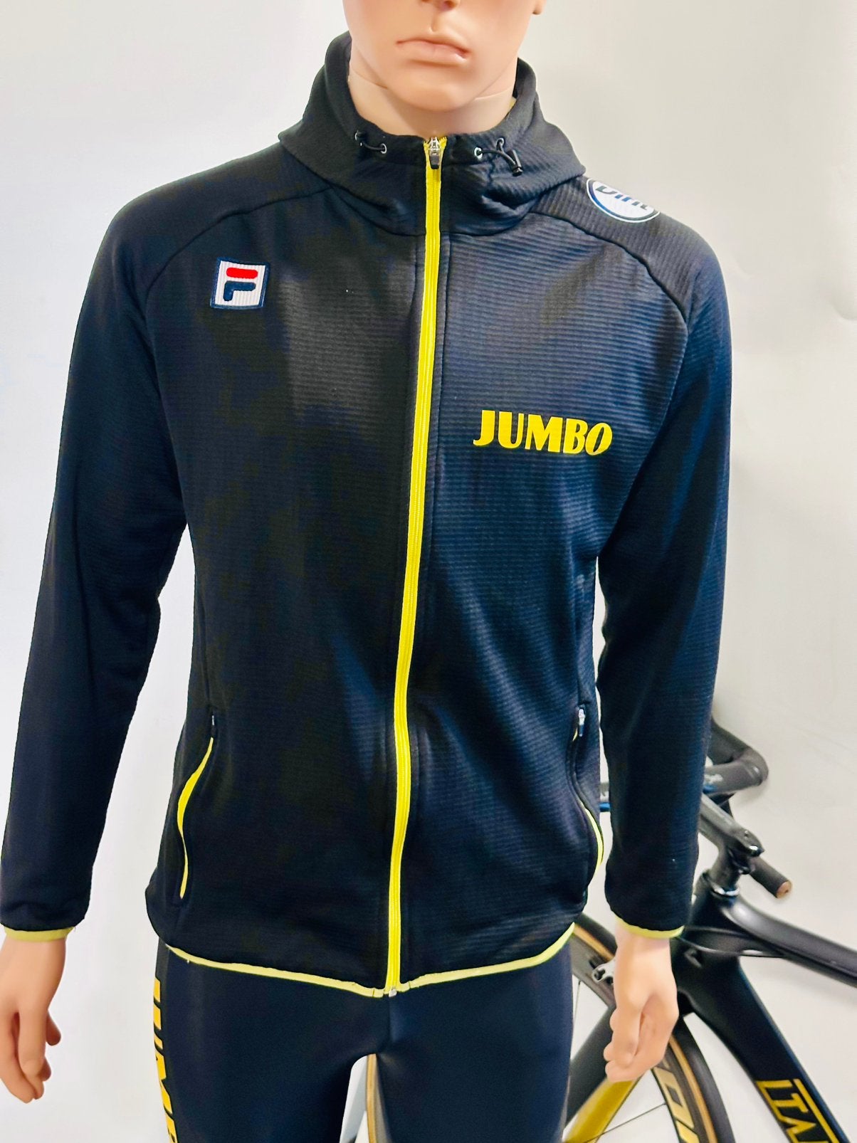 Sportkleding sportvest vest hoody maat M Fila, Maat 48/50 (M), Zwart, Ophalen of Verzenden, Zo goed als nieuw