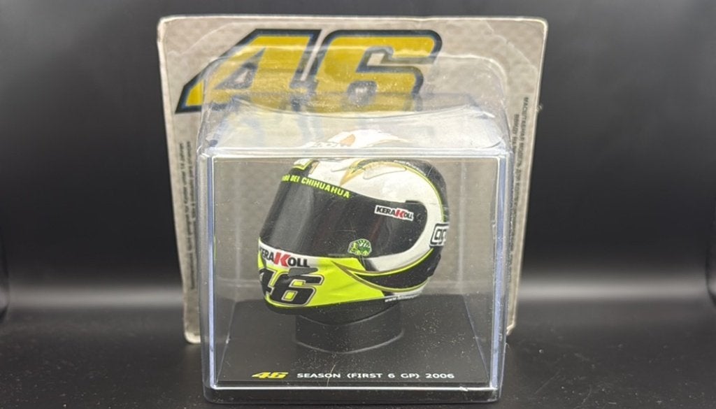 Valentino Rossi AGV helm #46 Season 2006 schaal 1:5, Ophalen of Verzenden, Nieuw, 1:5 t/m 1:8, Motor