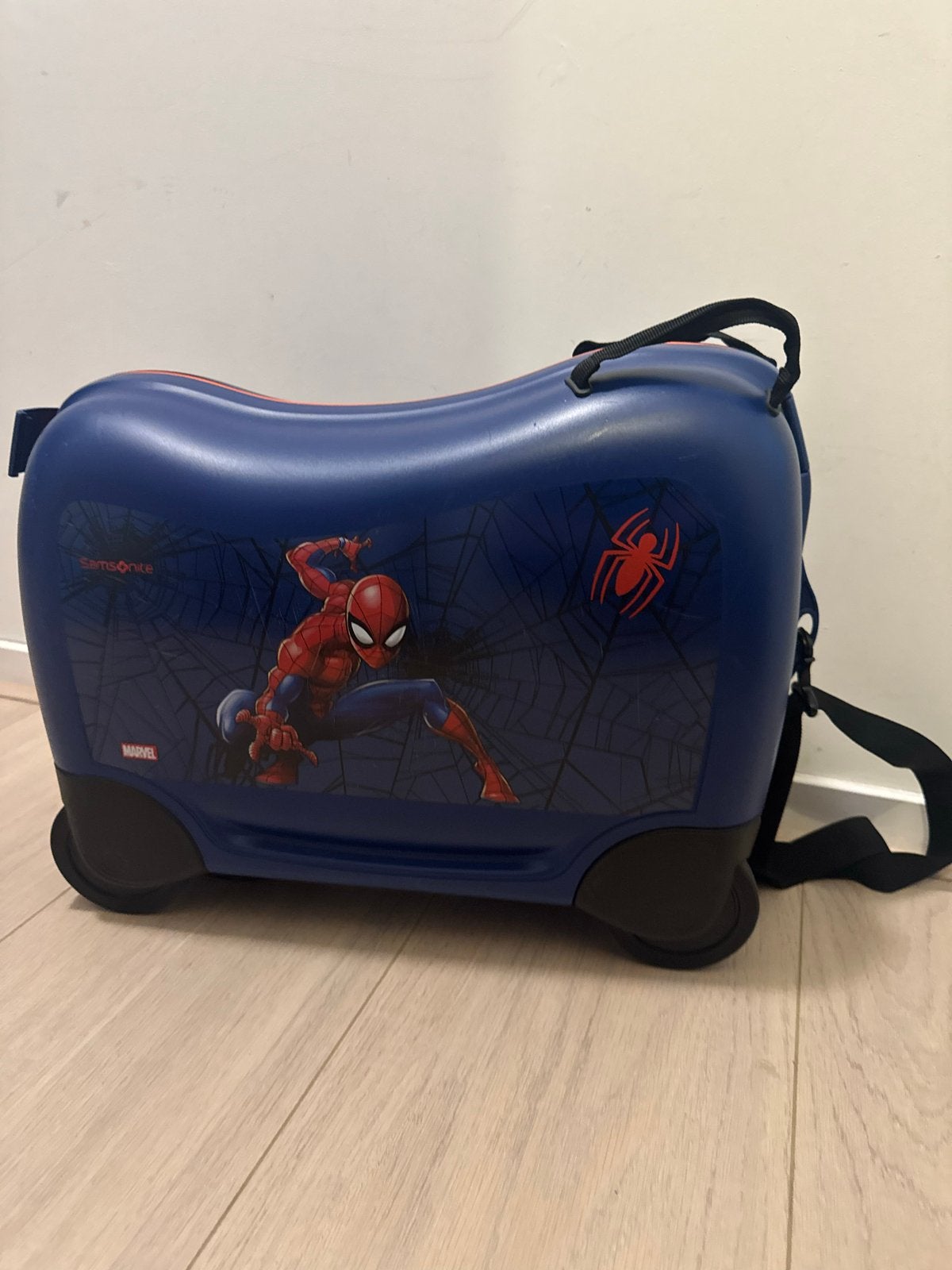 Samsonite Spiderman kinder handbagage koffer, Wieltjes, 30 cm of meer, Gebruikt, Minder dan 35 cm
