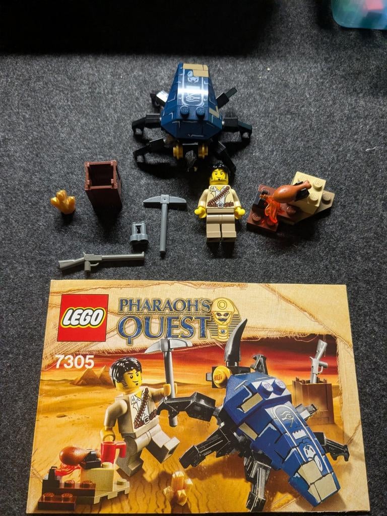 Lego Pharaoh's Quest 7305 Scarab Attack, Gebruikt, Overige thema's, Lego, Ophalen of Verzenden
