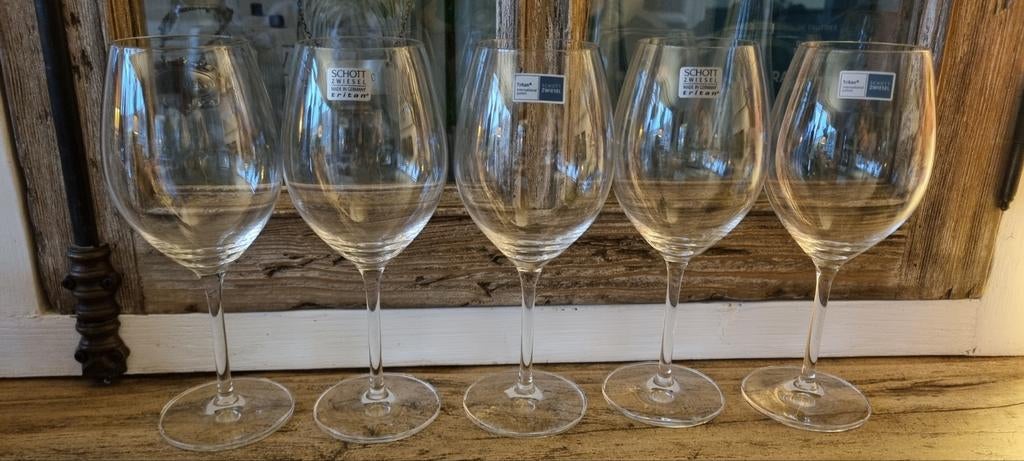 5 Schott Zwiesel Tritan wijnglazen, Ophalen of Verzenden