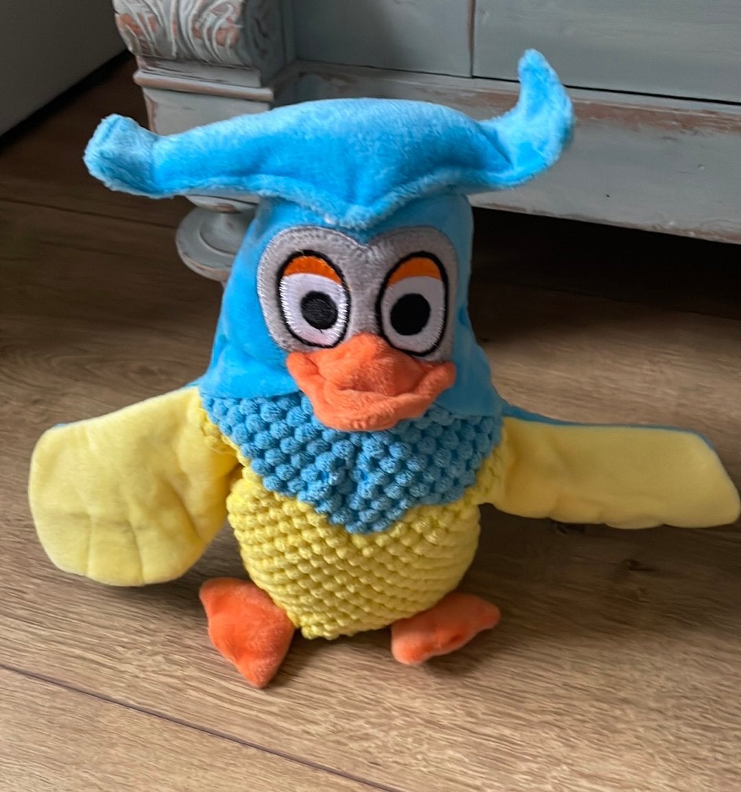 Meneer de Uil Fabeltjeskrant handpop pluche, Ophalen of Verzenden, Zo goed als nieuw