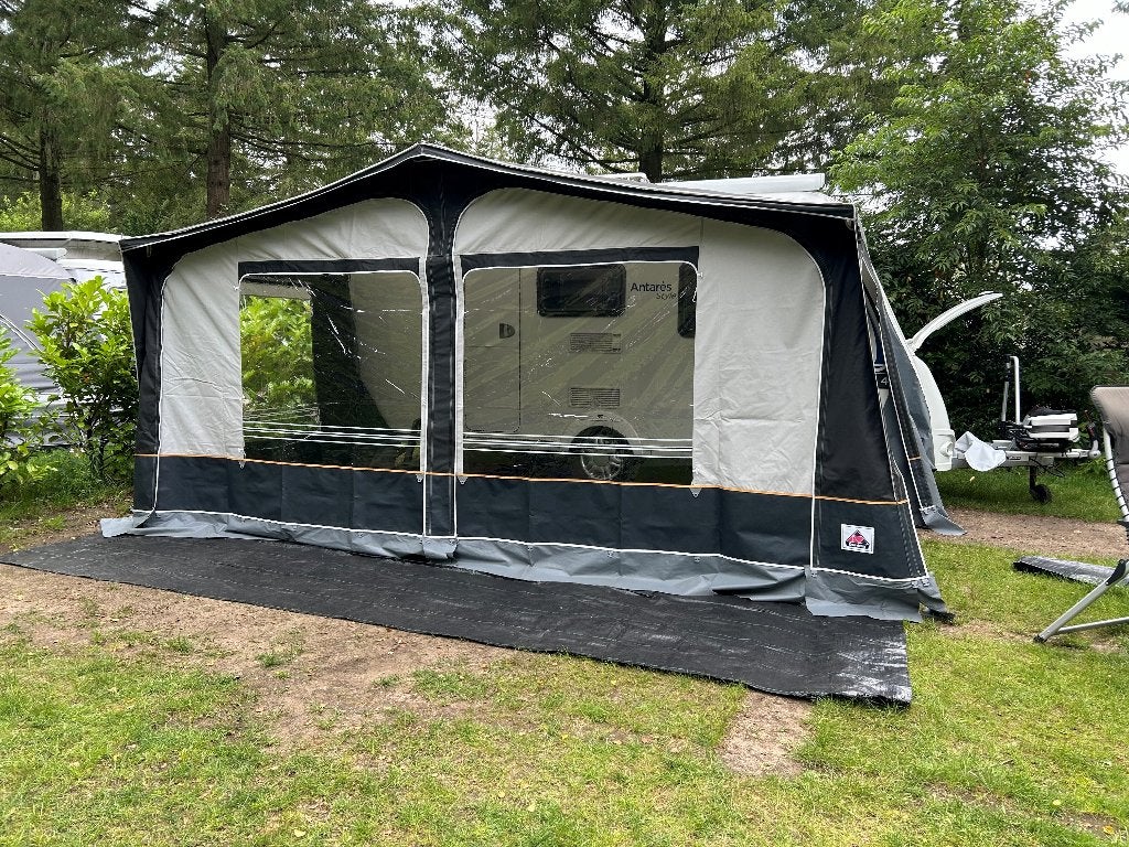 Dorema Voortent mt 11 incl. luifel en stalen frames, Ophalen, Gebruikt, PVC, Dorema