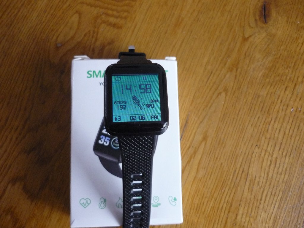 Smart Watch Smart Bracelet zie foto,s bijna gratis, Sieraden, Tassen en Uiterlijk, Kettingen, Ophalen of Verzenden, Nieuw, Zwart